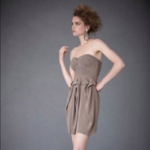 NWOT bhldn anthropologie strapless corset dress